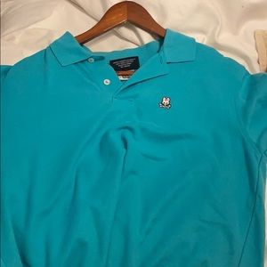 Psycho bunny blue polo